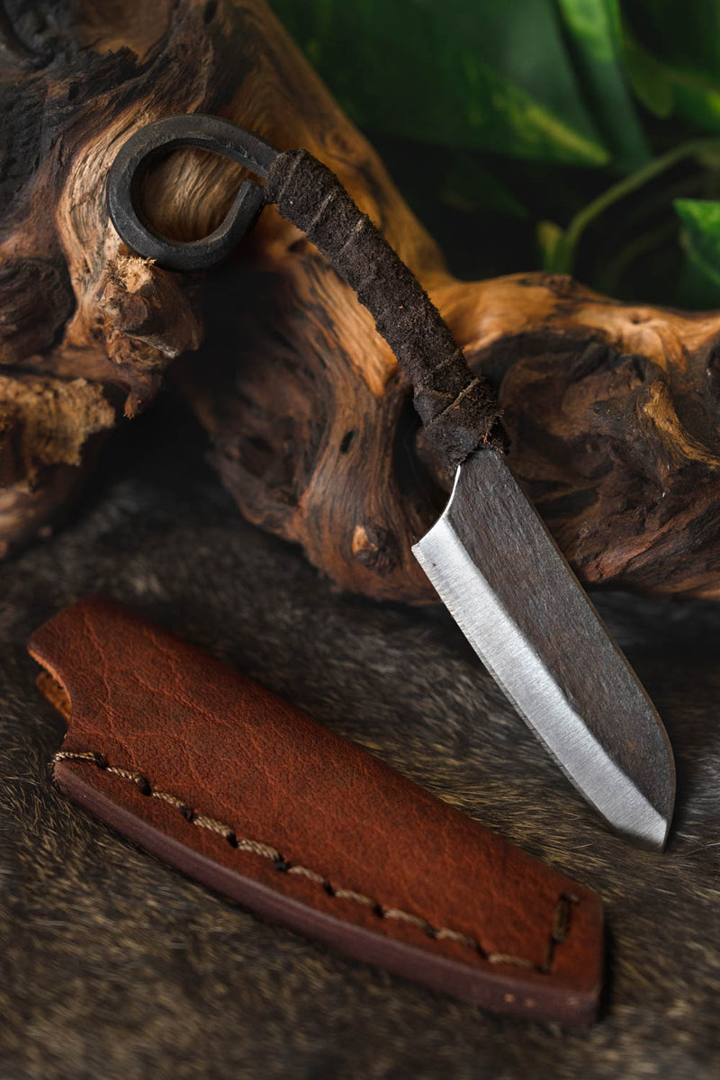 Celtic knife Glen, S, stainless steel, semi-sharp