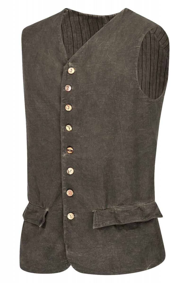 Pirate vest Karl, brown