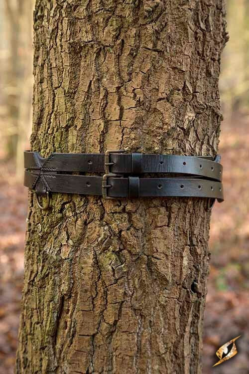 Twin X-riem, zwart, 110 cm