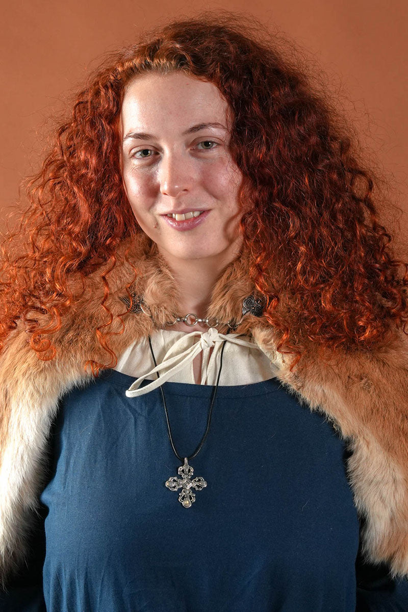 Mittelalterliche gotische Kleidung IEuls, blau