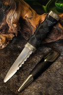 Highlander sgian dubh, semi-scherp