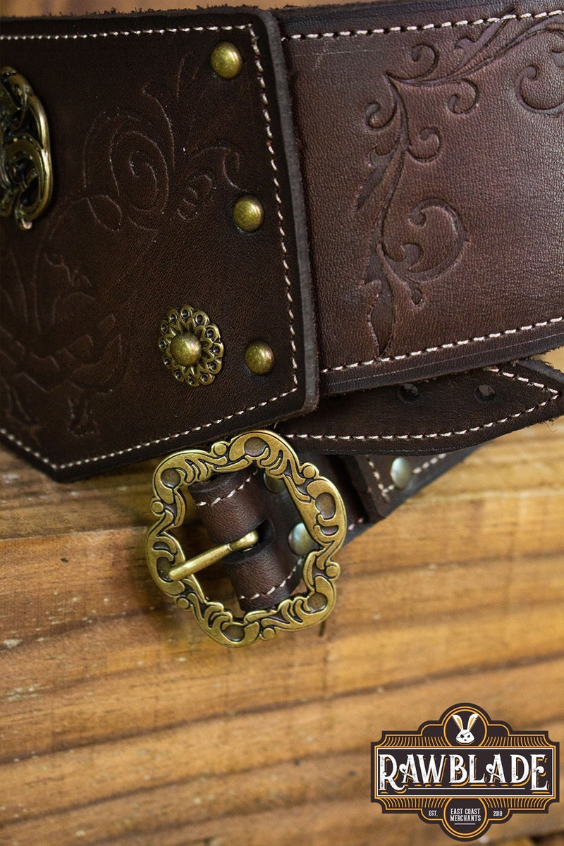 Pasek Linnea - brązowy