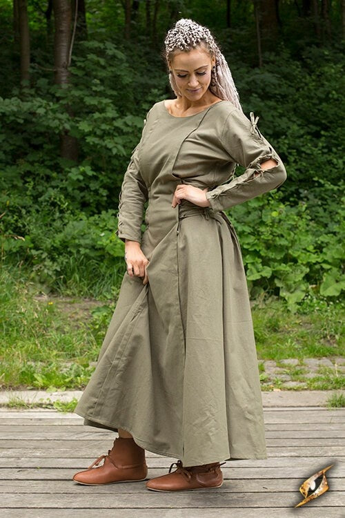 Vestido Morgaine, verde 