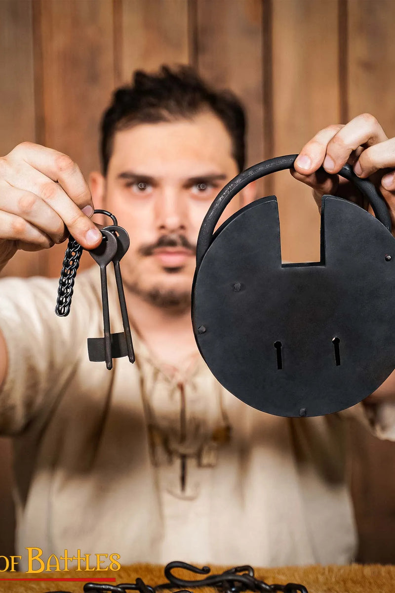 Groot Middeleeuws hangslot