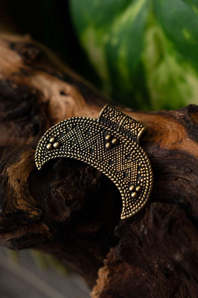 Rusvik Lunula Amulett klein, Bronze 