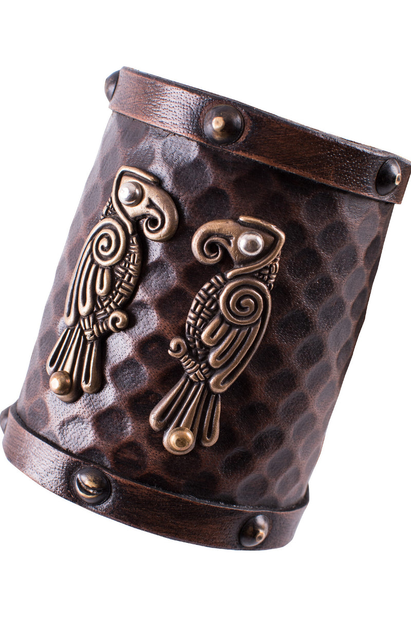 Armband Huginn & Muninn, leer