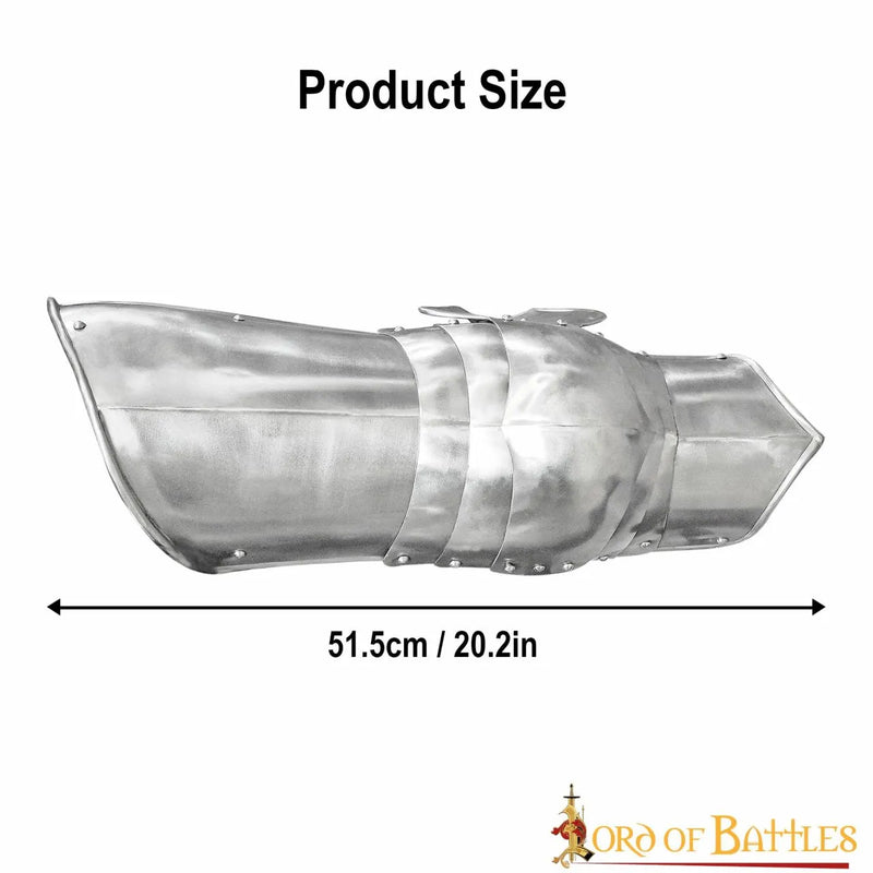 Gotiske cuisses, 1,6 mm 