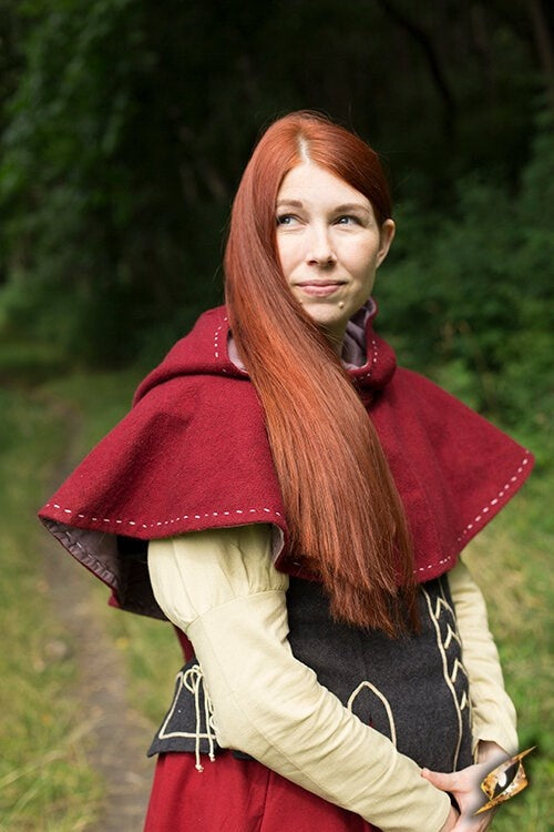 Middeleeuwse kaproen Erhard, rood