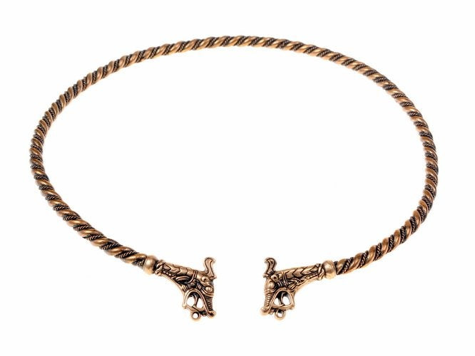 Viking torque Haithabu, brons 