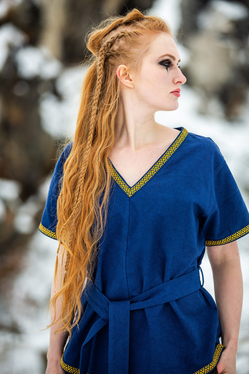 Valkyrie tuniek Brynhild, blauw