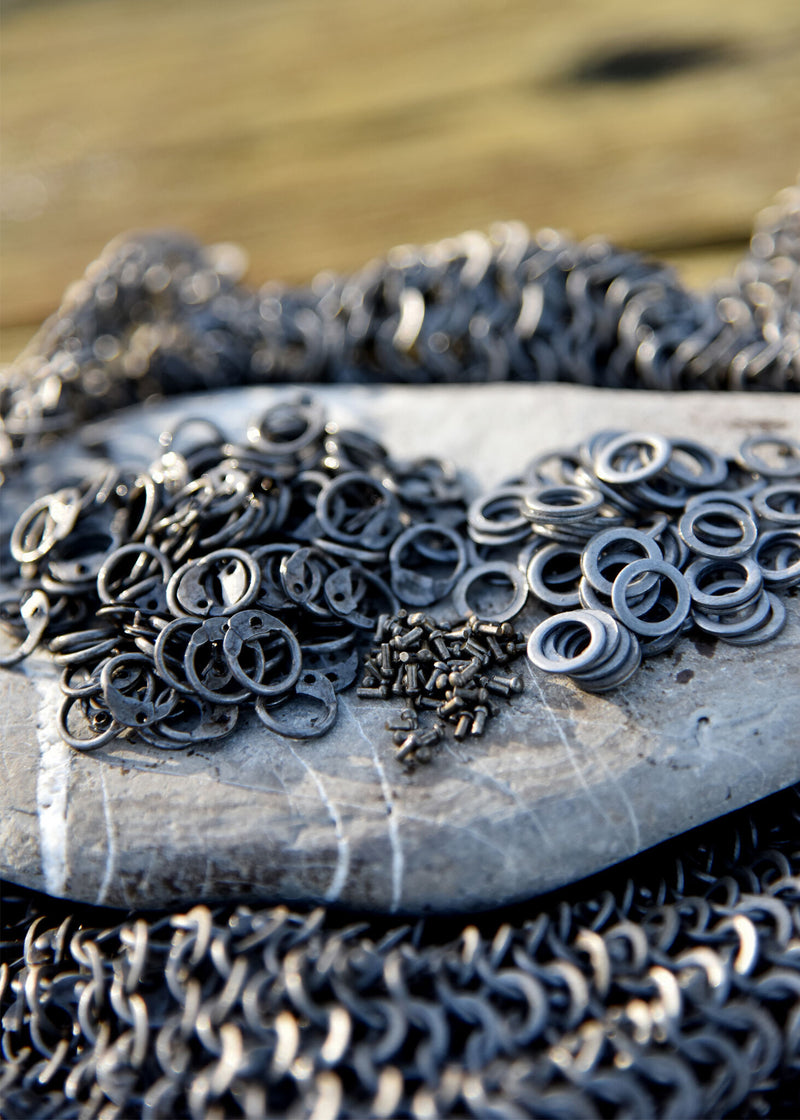 1 kg maliënringen, gemixt, 6 mm