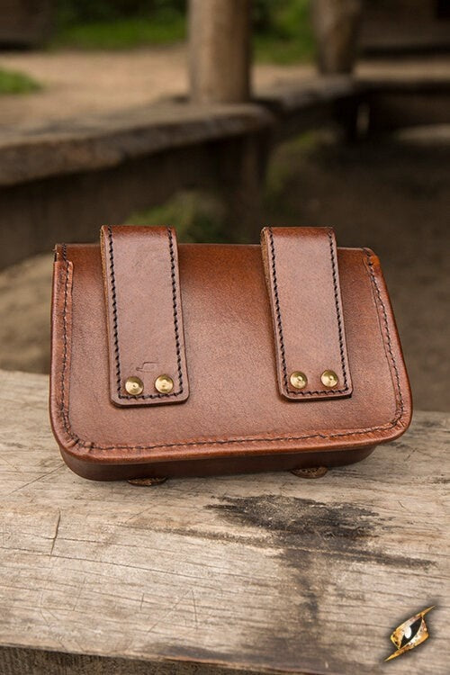 Ledergürtelbeutel Niccola, braun