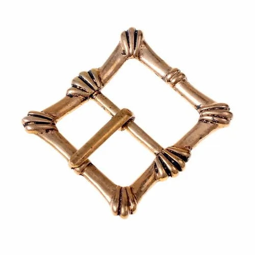 Gesp met schelpmotief, 16e eeuw, brons