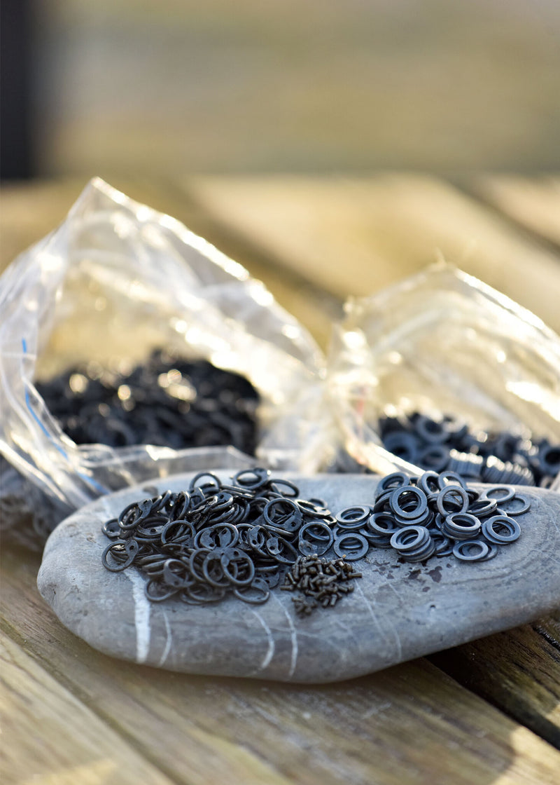 1 kg maliënringen, gemixt, 6 mm