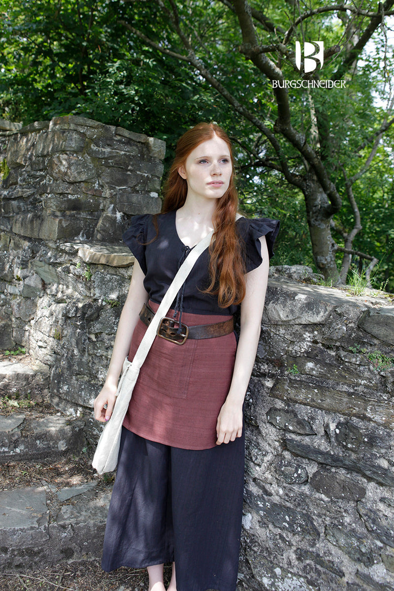 Medieval bag Ehwaz, natural