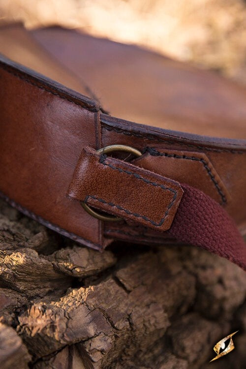 Rond en cuir sac, brun 