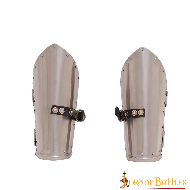 Brassards du 15ème siècle, canons d'avant-bras, 1,6 mm 