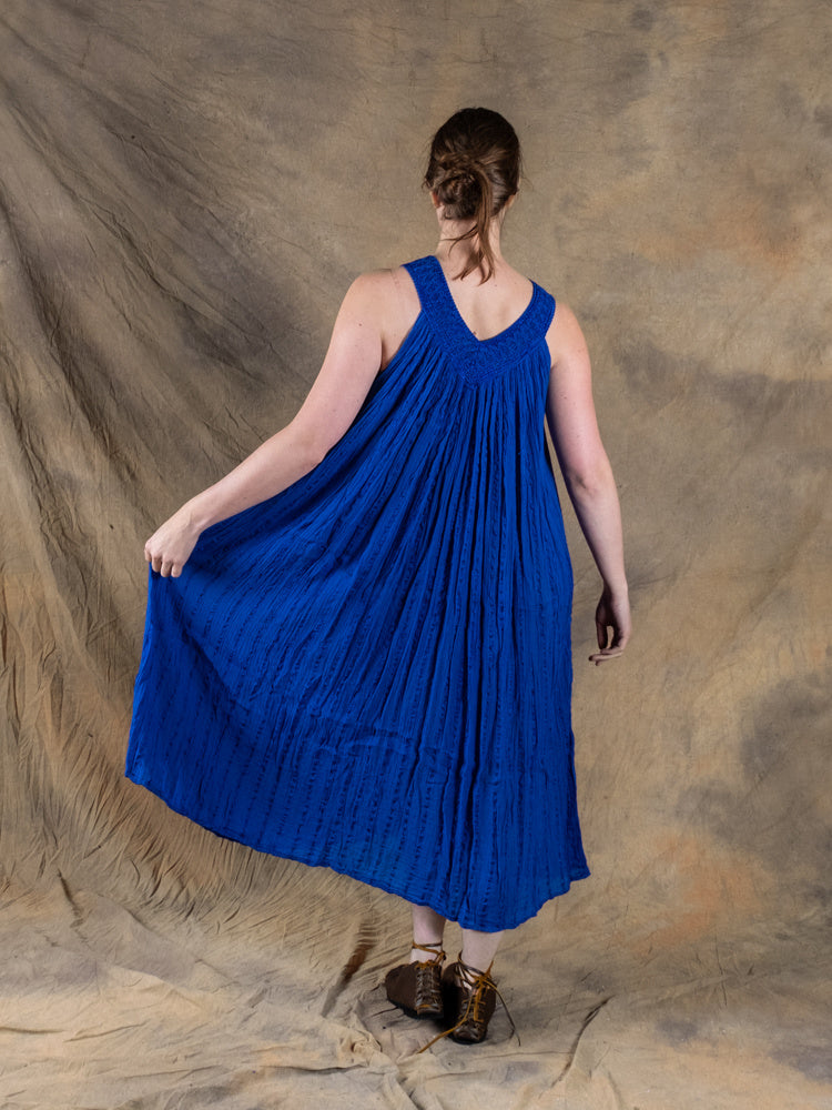 Déesses Robe Héra, bleu 