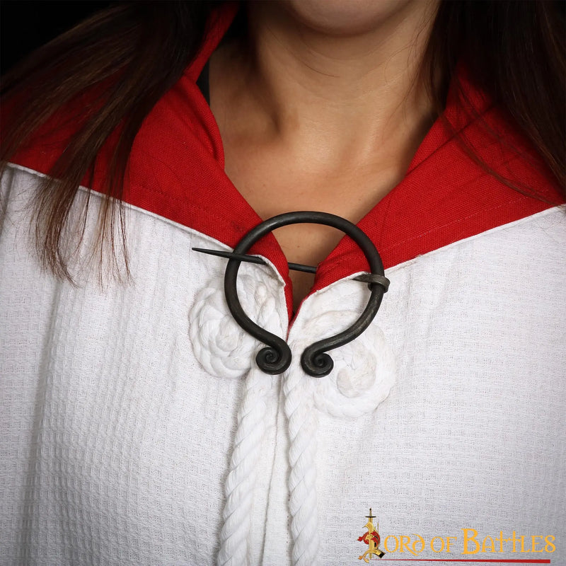 Hoefijzerfibula met spiralen, ijzer