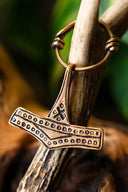 Rømersdal Tors hammare med ring, brons 