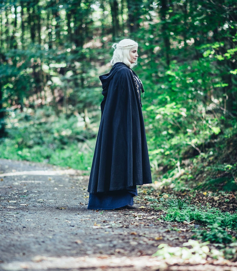 Mantel Serafina, zwart