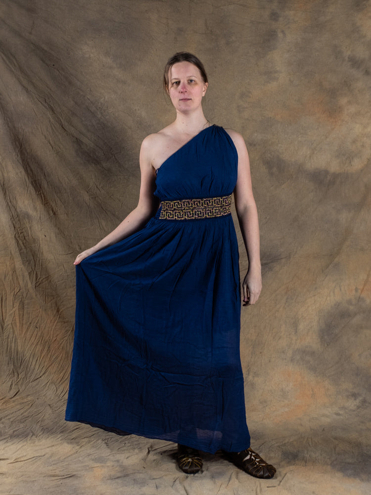 Godinnen Jurk Gaia, blauw