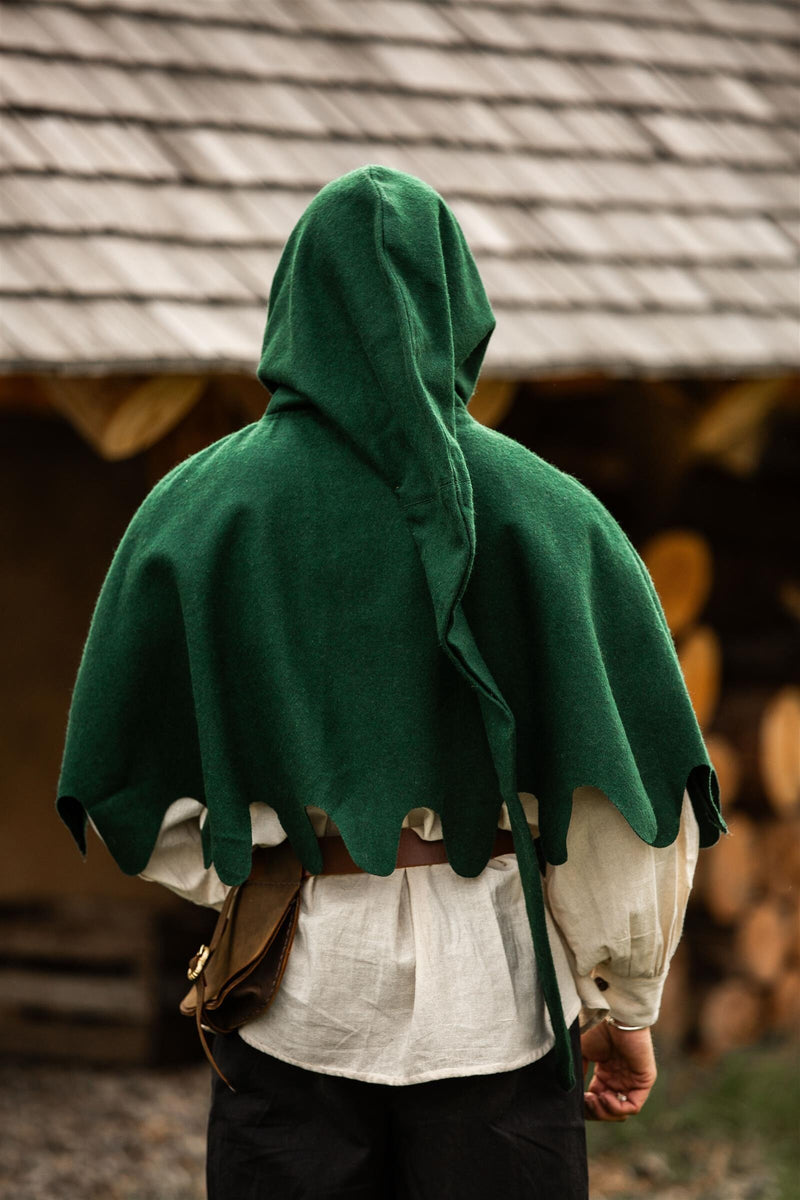 Laine chaperon, vert 