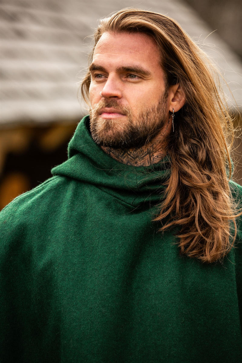 Laine chaperon, vert 