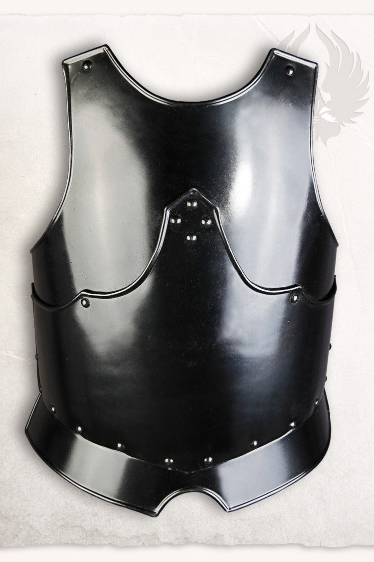 16° secolo corazza Gustav, nero, 1,2 mm 