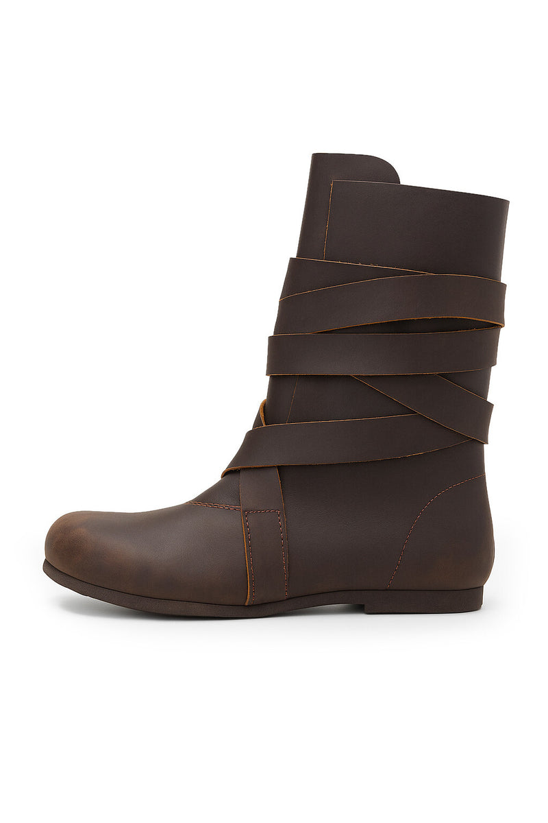 Bottes vikings Hedeby, brun 