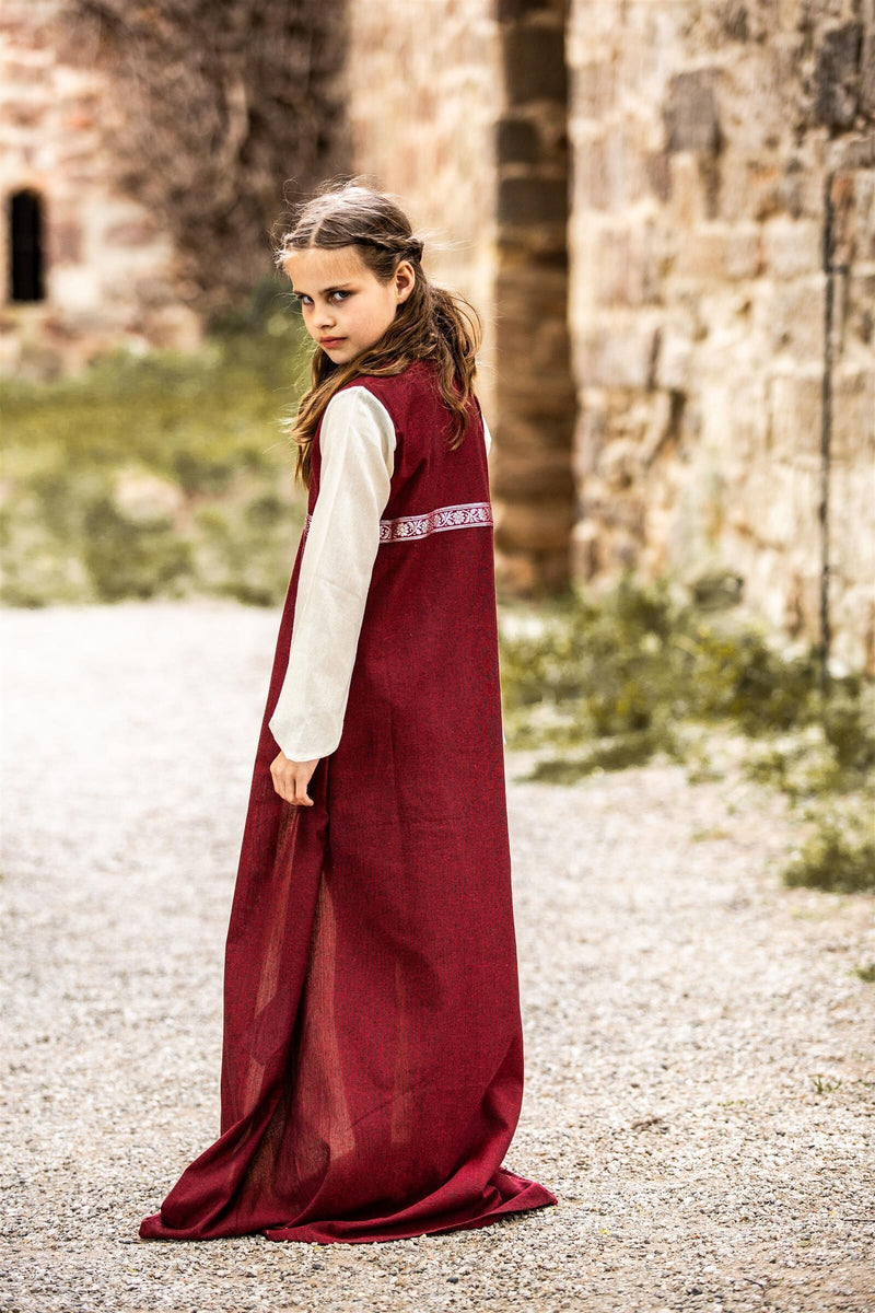 Dziewczyny ubierają się Ariane, czerwona biała