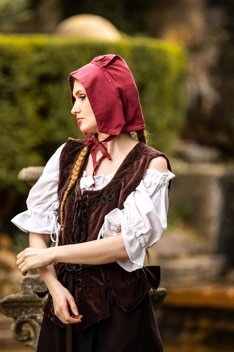 Mittelalterliche Kappe rot