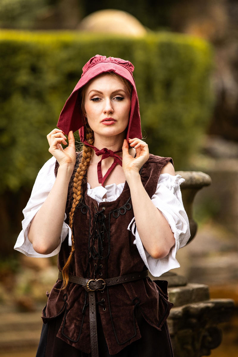 Mittelalterliche Kappe rot