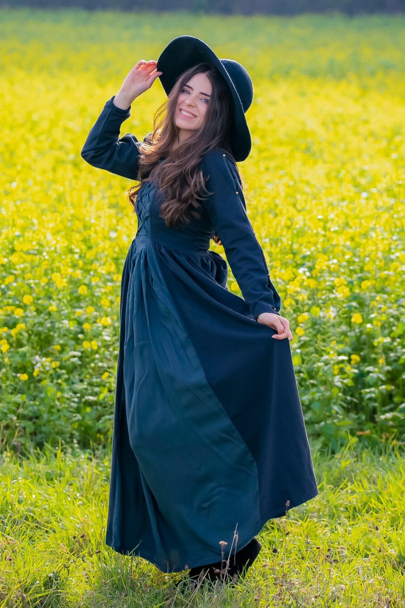 Renässans klä Medusa, svart 