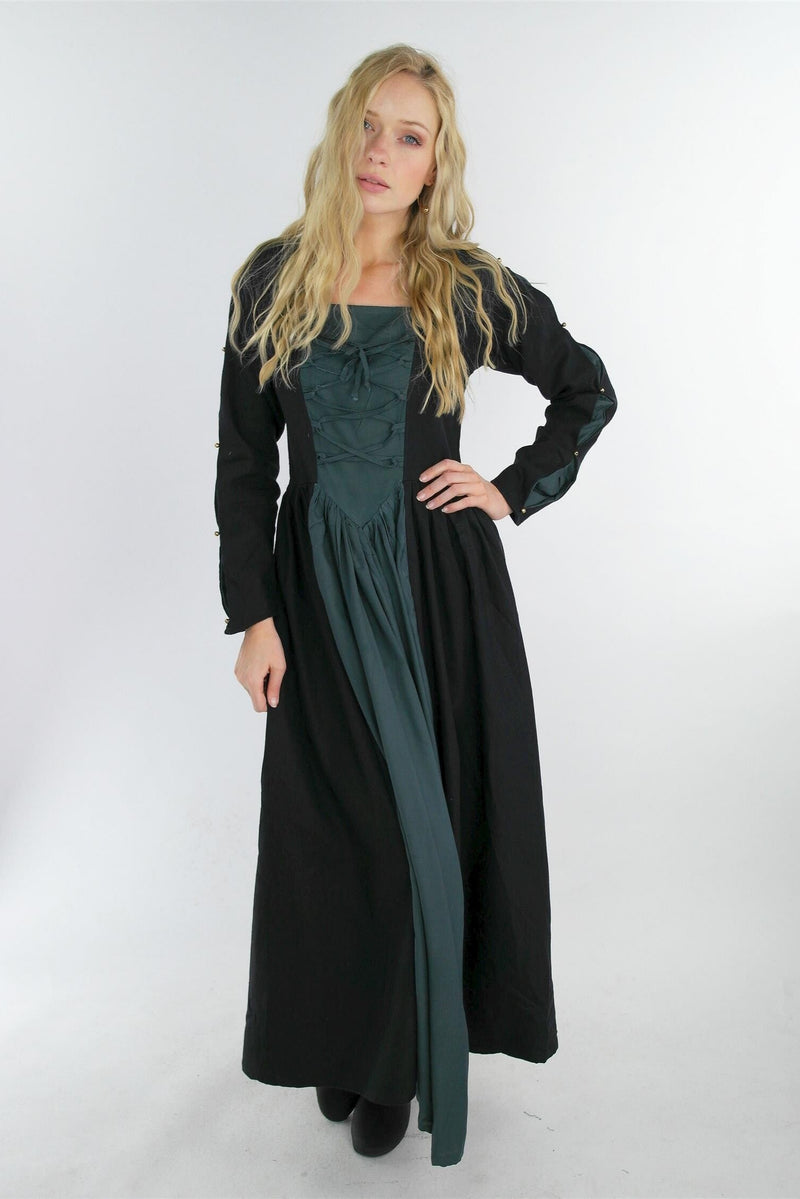 Renässans klä Medusa, svart 