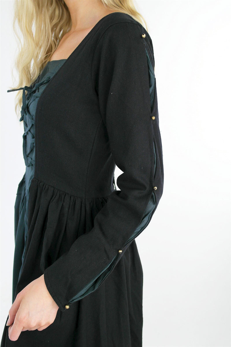 Renässans klä Medusa, svart 