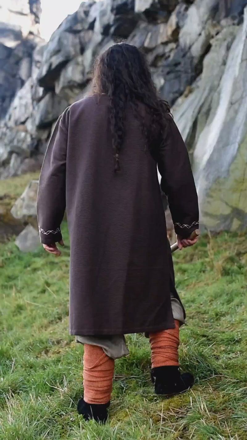 Viking tuniek wolf Fenrir, bruin