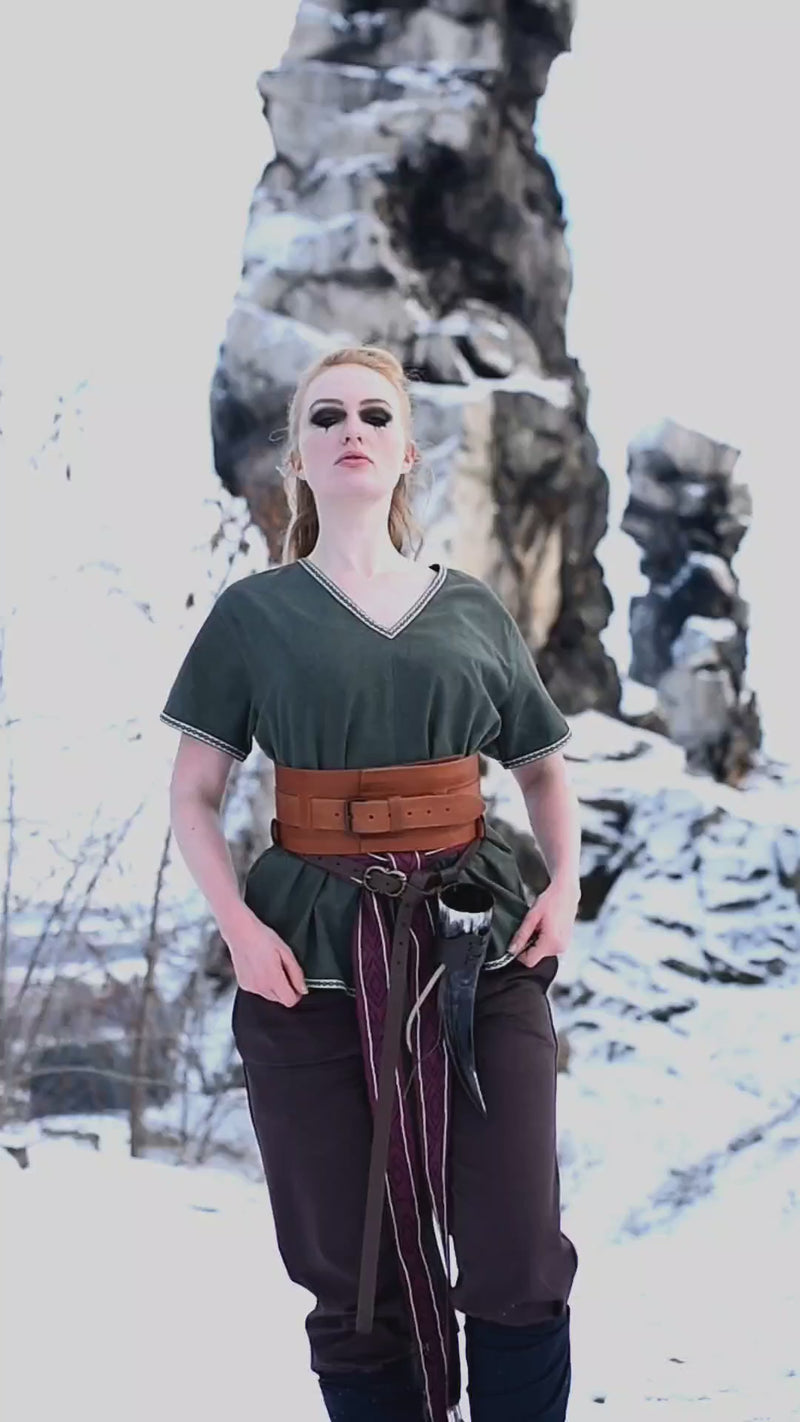 Valkyrie tuniek Brynhild, groen