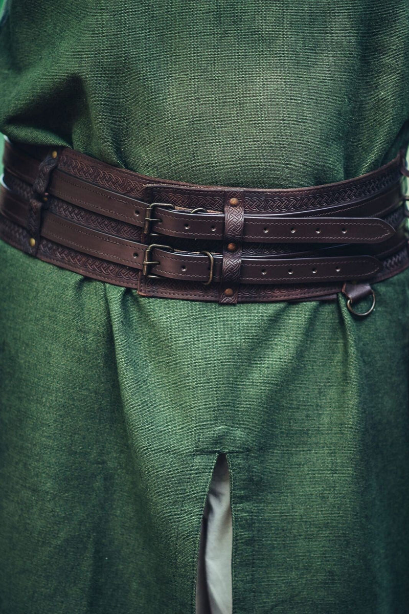 Keltische riem Ruari, donkerbruin