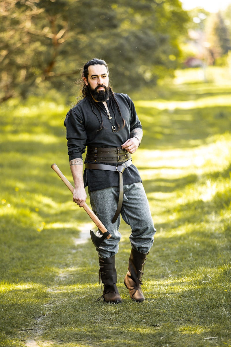 Broek Edgar, grijs, wolmix