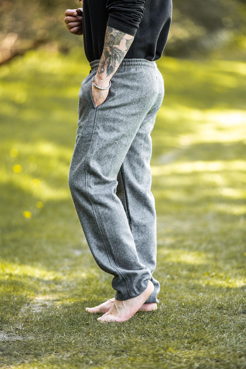 Broek Edgar, grijs, wolmix