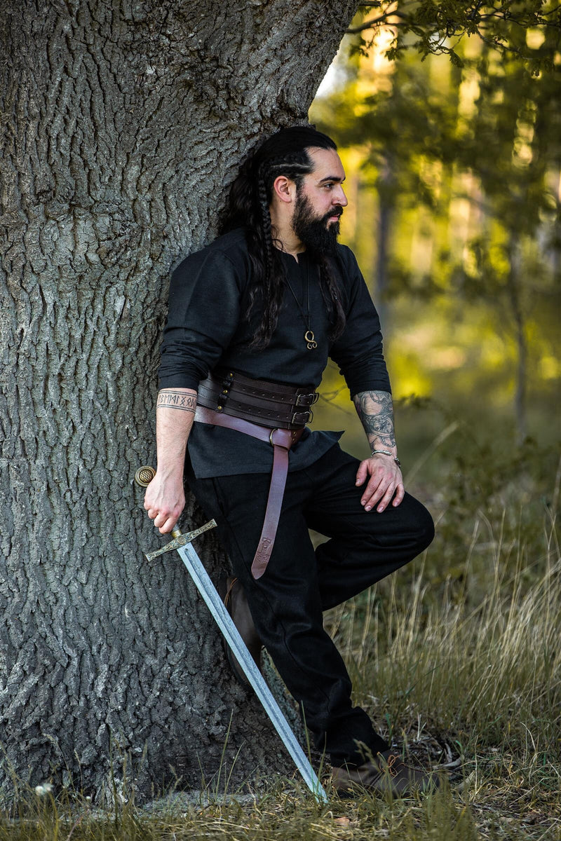 Hose Edgar, schwarz, Wollmischung 