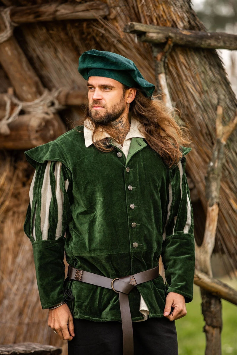 Velvet Beret, zielony