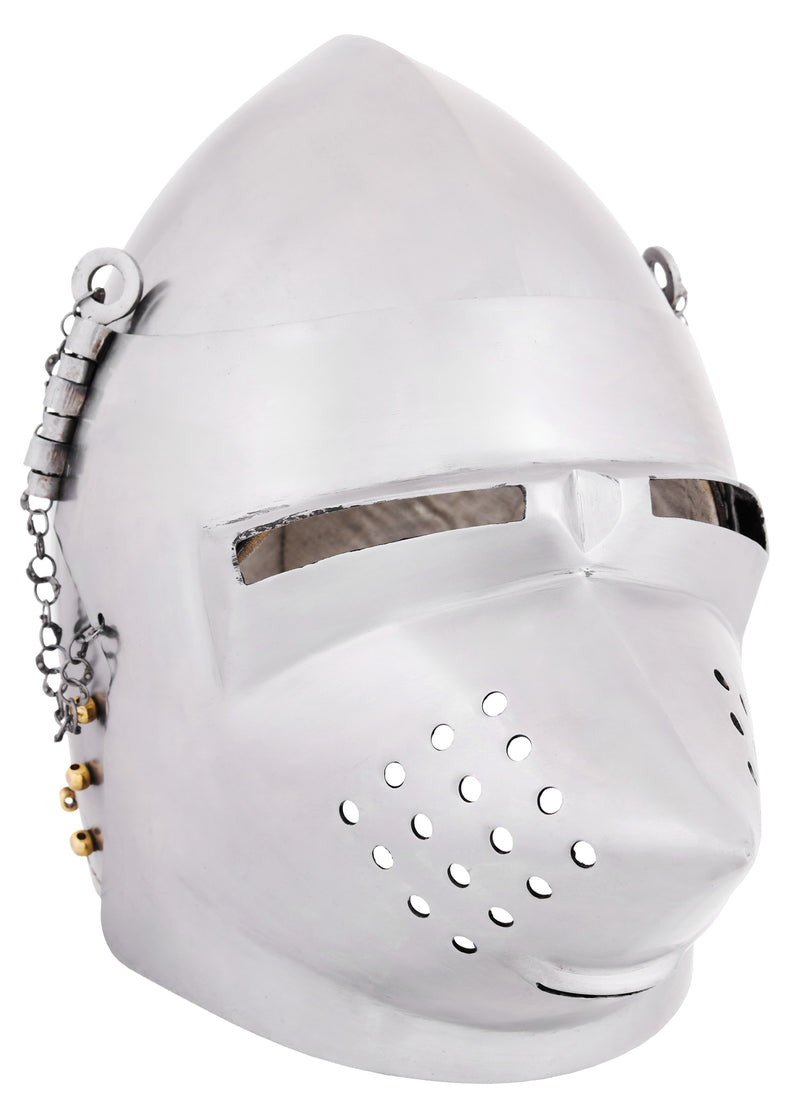 Varkenssnuitbascinet, 2 mm (battle-ready)