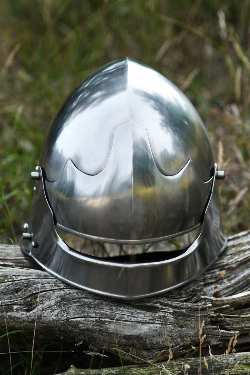 Duitse sallet Nuremberg, 2 mm (battle-ready)