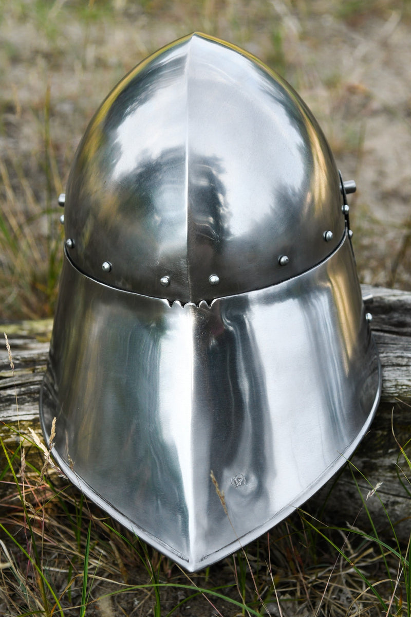 Duitse sallet Nuremberg, 2 mm (battle-ready)