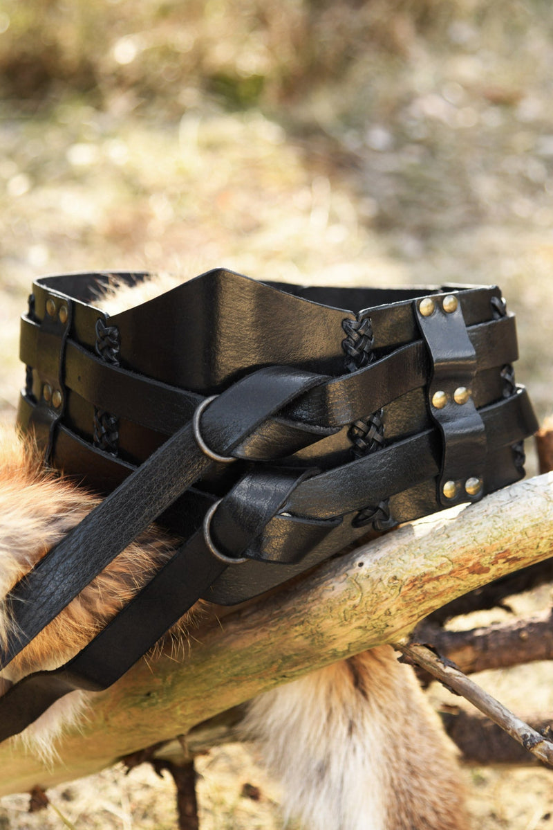 Middeleeuwse riem Elena, zwart