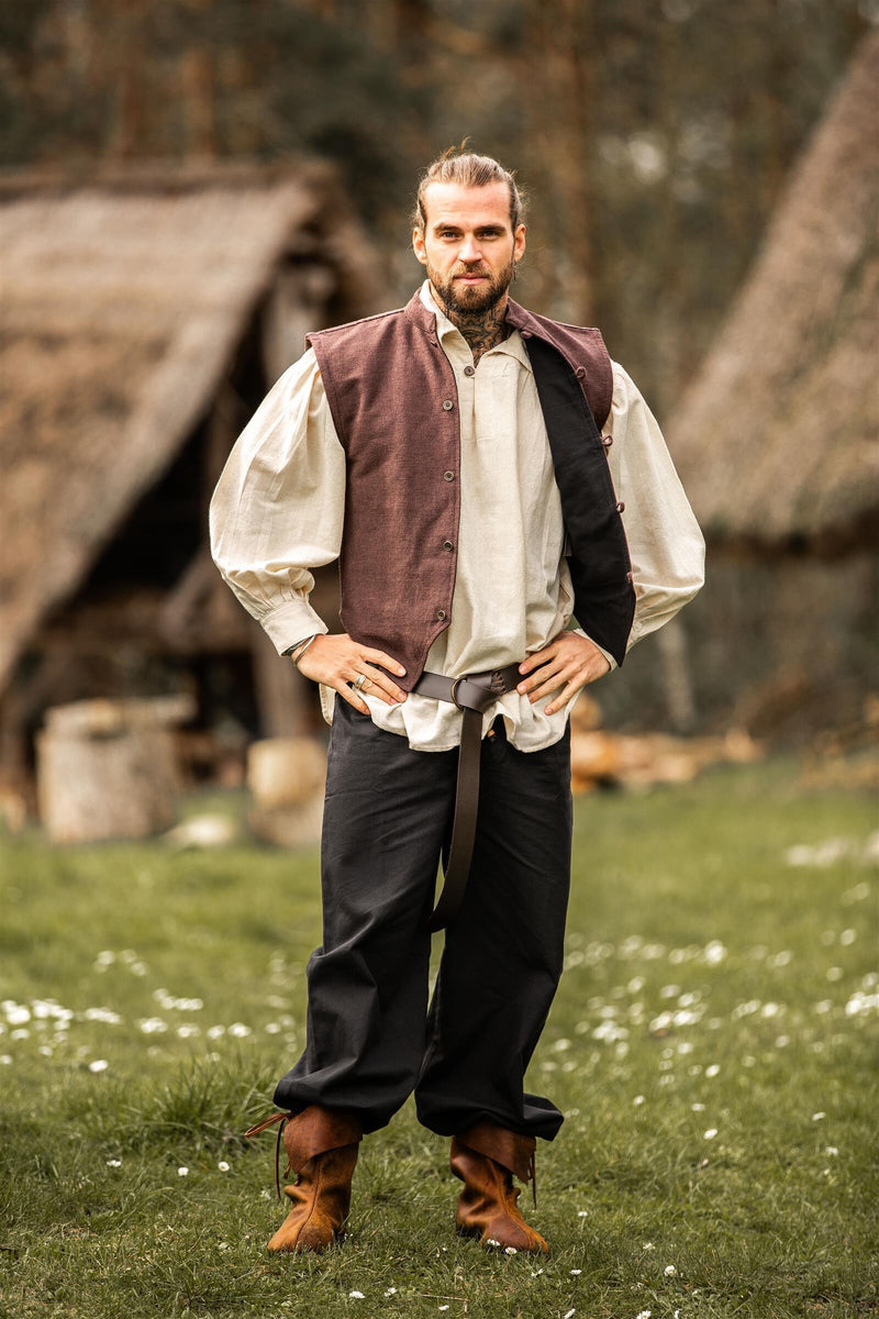 17:e århundradets sjömansväst, brun 