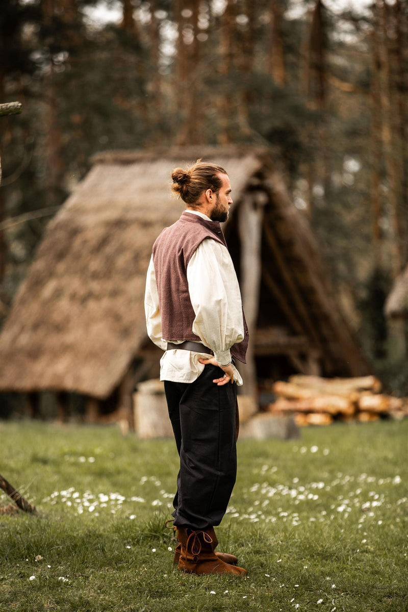 17:e århundradets sjömansväst, brun 