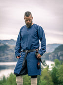 Lange Vikingtuniek Hvitserk, blauw